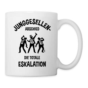 Junggesellenabschied – Die Totale Eskalation (JGA) - Tasse - Weiß - Rechts