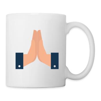 Emoji thank s - Mug - white - Right