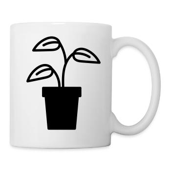 Plant symbols shape - Mug - white - Right