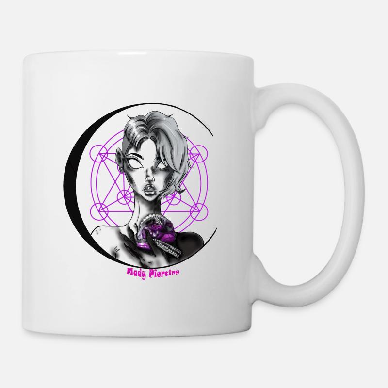 Mady piercing - Mug blanc - blanc