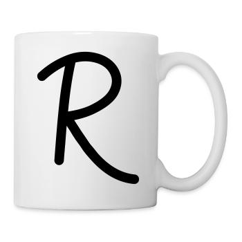R - Tasse - Weiß - Rechts