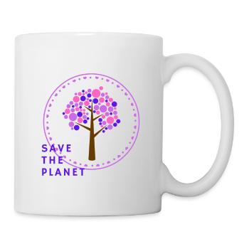 Save The Planet! - Tasse - Weiß - Rechts