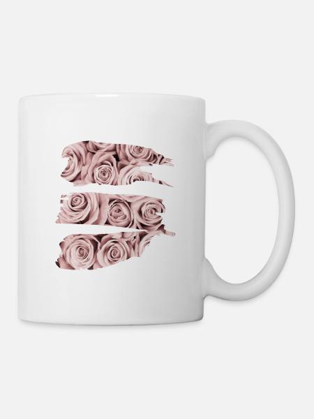 Kidnapped roses - Mug - white