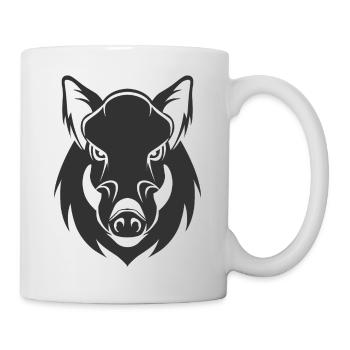 sanglier - Mug blanc - blanc - Droite