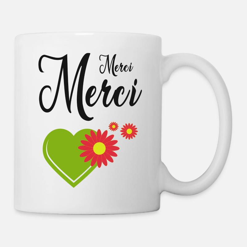 Merci Merci - Mug blanc - blanc