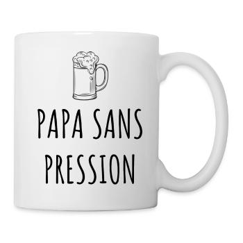 PAPA SANS PRESSION - Mug blanc - blanc - Droite