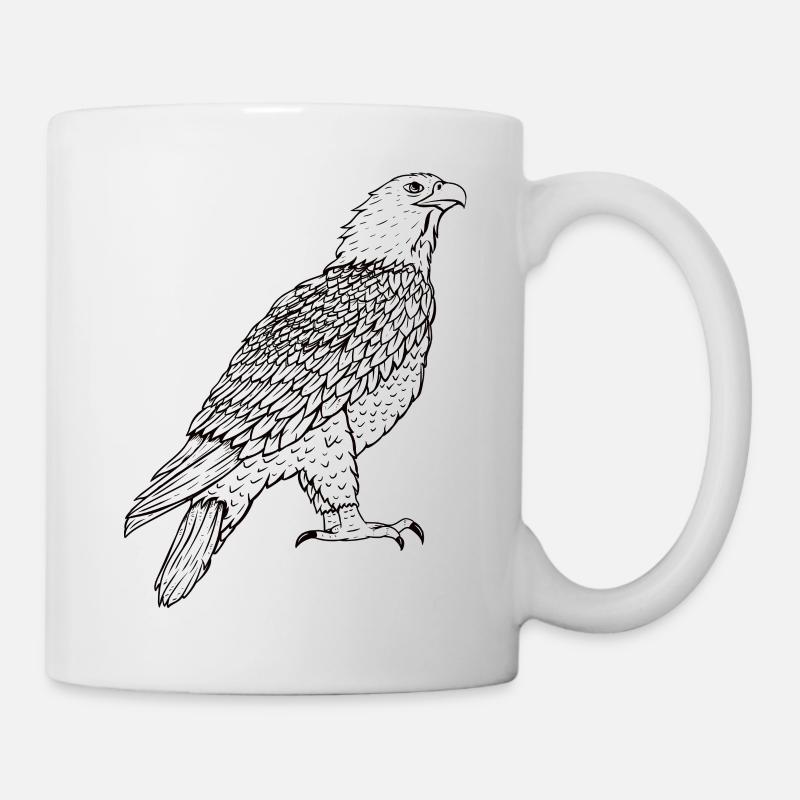 Adler - Tasse - Weiß
