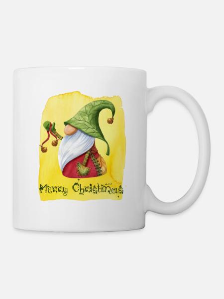 118 Christmas gnomes shirt vintage winter cool - Mug - white