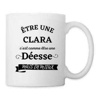 T-shirt Clara - Mug blanc - blanc - Droite