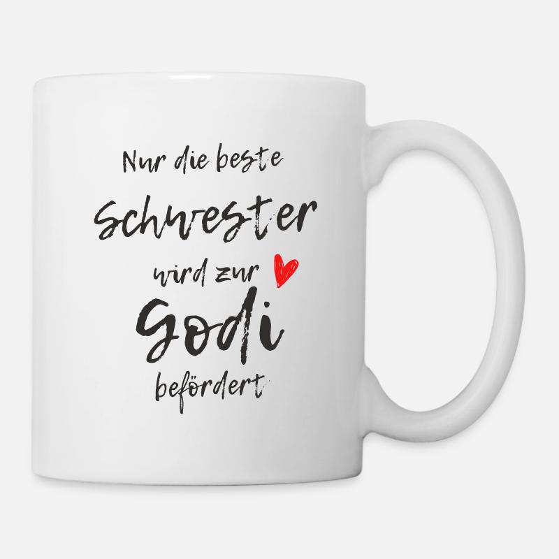 Beförderung zur Godi - Tasse - Weiß