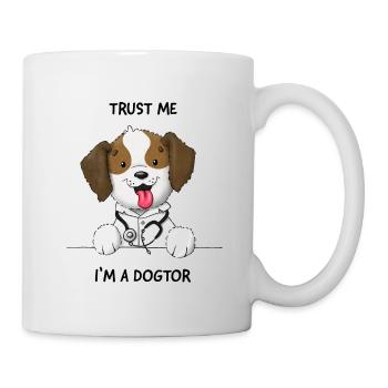 Trust me I'm a Dogtor sweet dog - Mug - white - Right