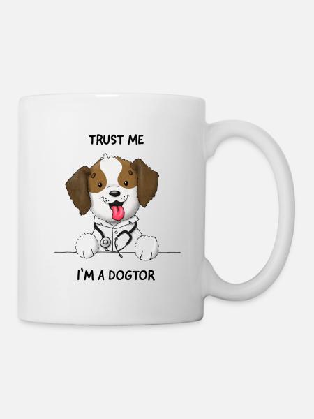 Trust me I'm a Dogtor sweet dog - Mug - white