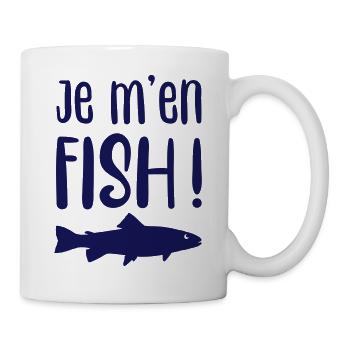 Je m'en fish ! - Mug blanc - blanc - Droite