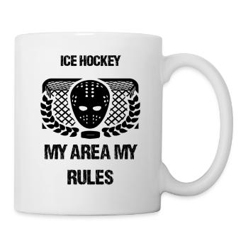 Hockey goalie - Mug - white - Right