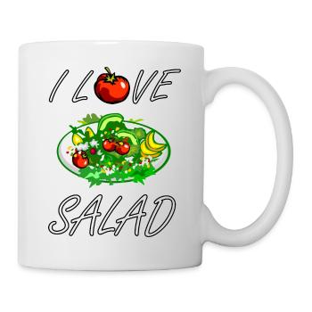 Salade - Mug blanc - blanc - Droite