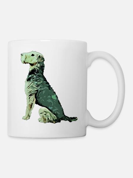 Airedale Terrier - Mug - white