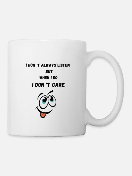 Drôle de citation - Mug blanc - blanc