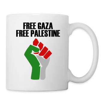 free gaza free palestine - Mug - white - Right