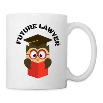FUTURE LAWYER T-SHIRT - Mug blanc - blanc - Droite