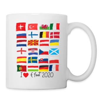 I like euro football 2020 - Mug - white - Right