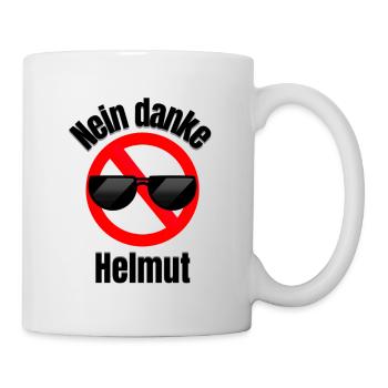 Helmut - Alkohol - Mallorca - Bierkönig - Hallo - Tasse - Weiß - Rechts