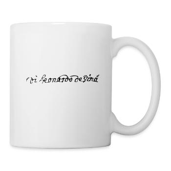 Leonardo da Vinci - Signature - Mug - white - Right