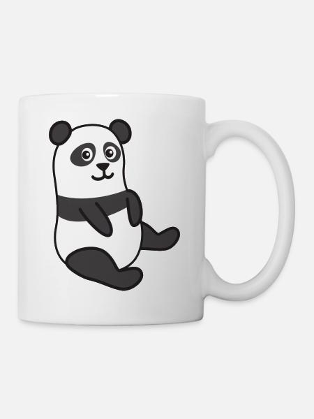 Pandabär - Tasse - Weiß