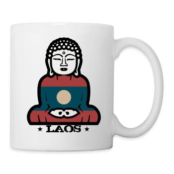 Laos - Tasse - Weiß - Rechts
