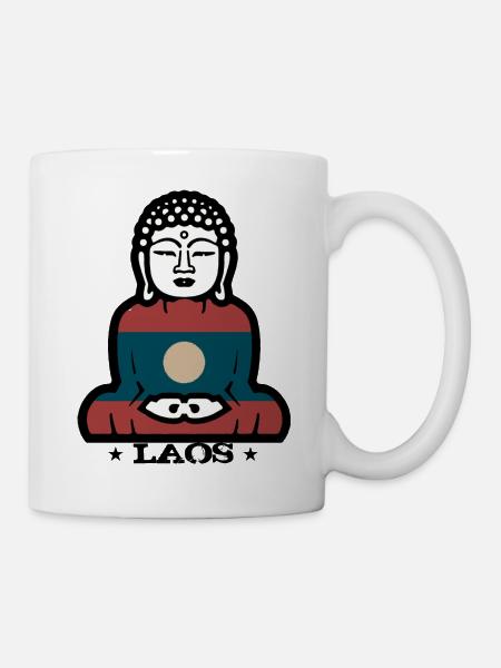Laos - Mug blanc - blanc