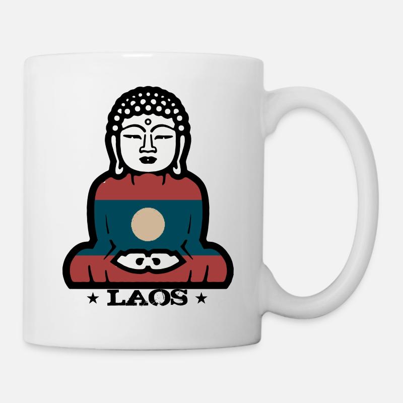 Laos - Mug blanc - blanc