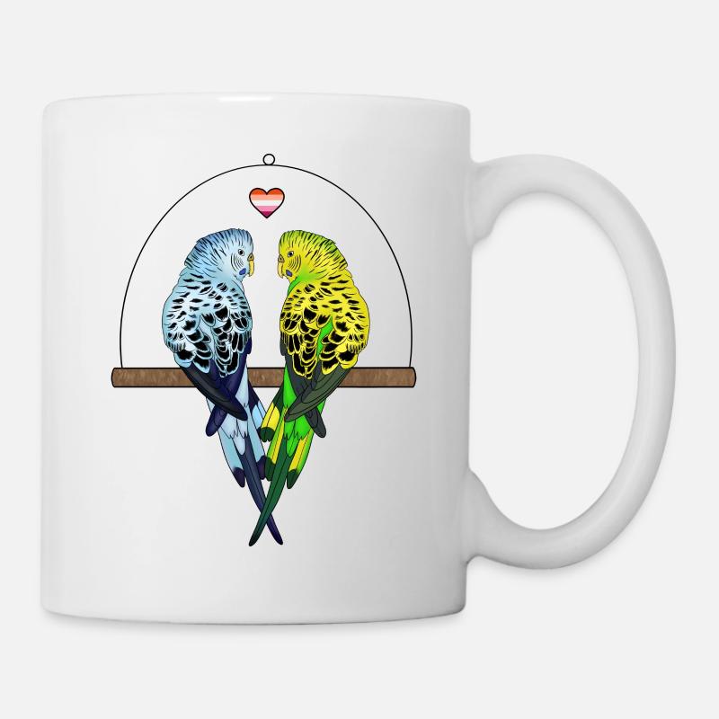 Pride Month | Perruque paire sur balançoire - Mug blanc - blanc