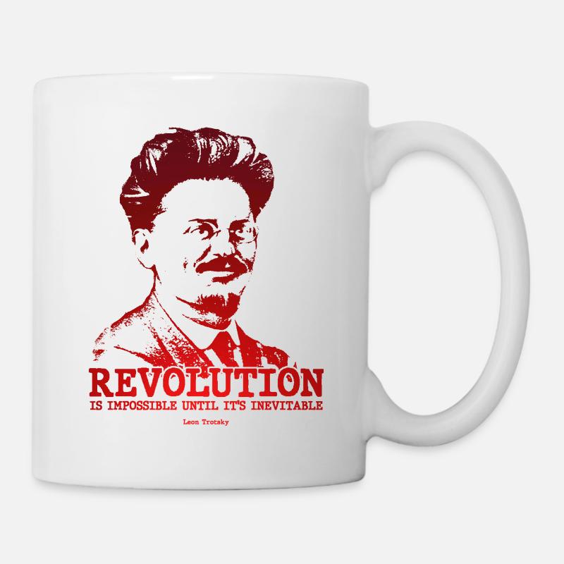 Leo Trotzki - Tasse - Weiß