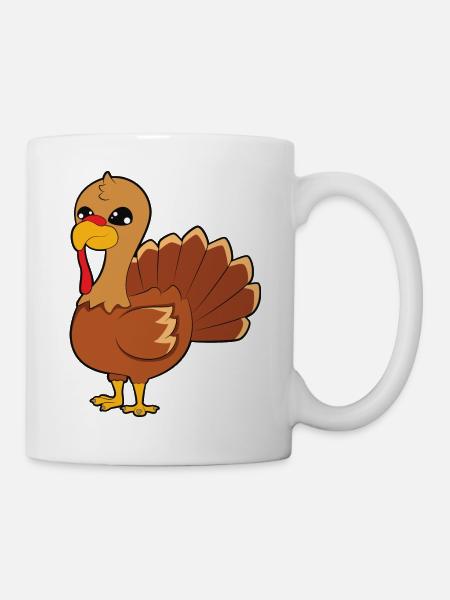 Dinde - Mug blanc - blanc