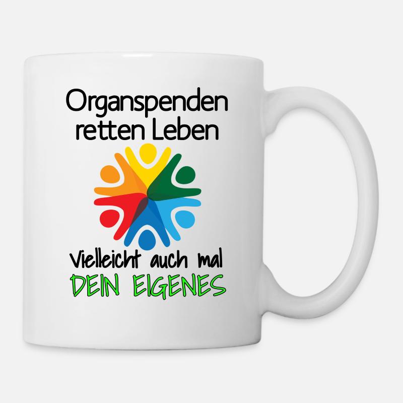 Organspenden retten Leben 24 - Tasse - Weiß