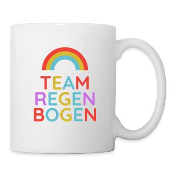 Team Regenbogen! - Tasse - Weiß - Rechts