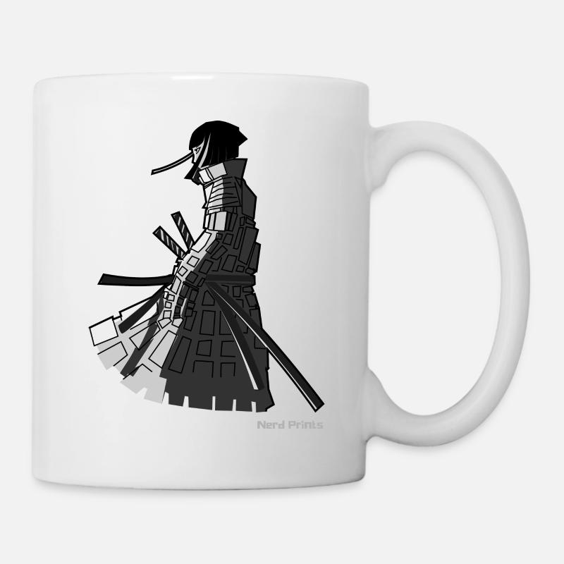 Girl Samurai - Tasse - Weiß