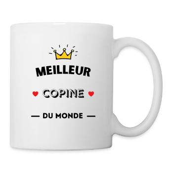 Meilleur copine du monde - Mug blanc - blanc - Droite