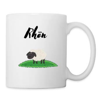 Rhön Rhönschaf Schaf Hessen Schafe Tier Wiese - Tasse - Weiß - Rechts