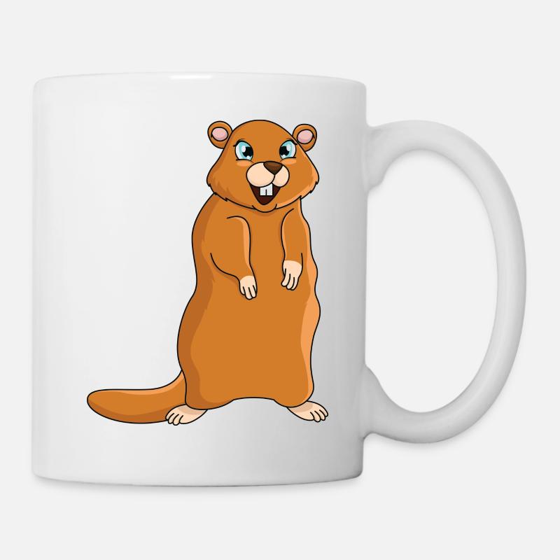 Murmeltier - Tasse - Weiß