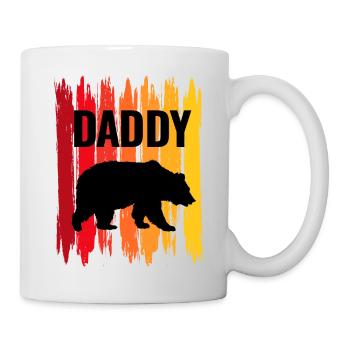 Meilleur papa ours papa daddy cool cadeau papa - Mug blanc - blanc - Droite