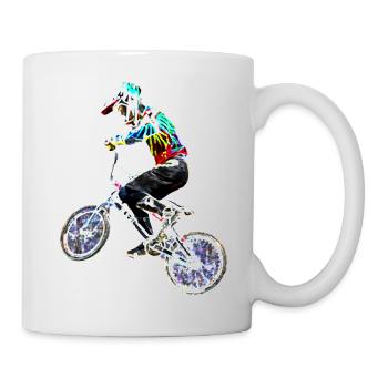 bmx racing - Mug - white - Right