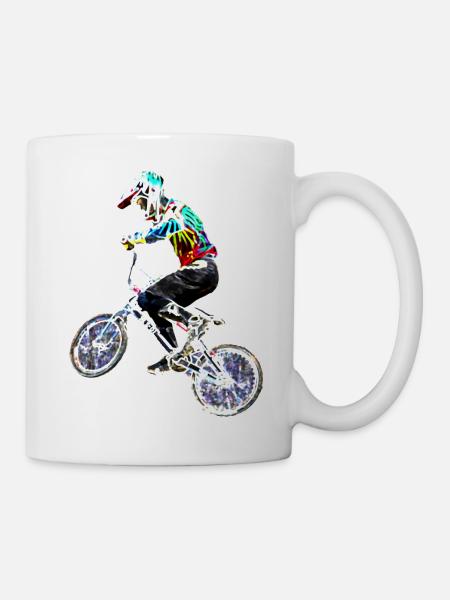 bmx racing - Mug blanc - blanc