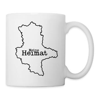 HEIMAT SACHSEN ANHALT OSTDEUTSCHLAND OSSI DDR - Tasse - Weiß - Rechts