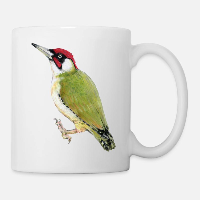 Green woodpecker - Mug - white