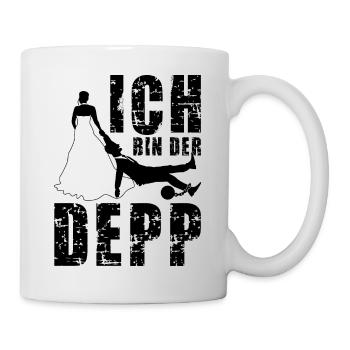 ICH BIN DER DEPP JGA JUNGGESELLENABSCHIED - Tasse - Weiß - Rechts