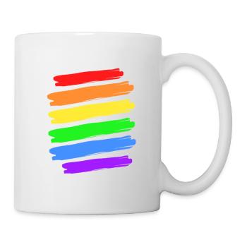 Gay Pride Lines - Mug - white - Right