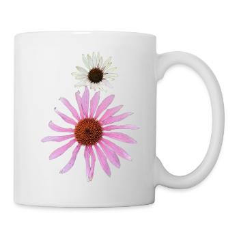 The Coneflower (Enchinacea) - Mug - white - Right