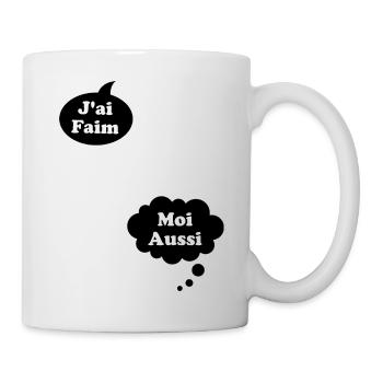 J'ai Faim Moi Aussi Cadeau Humour De Grossesse - Mug blanc - blanc - Droite