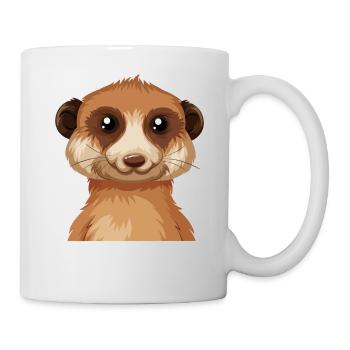 Chillmaster - Erdhörnchen liebt es zu chillen - Tasse - Weiß - Rechts