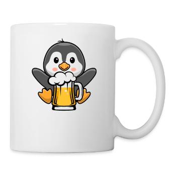 Bierguin Lustiges Bier Trinker Säufer - Tasse - Weiß - Rechts